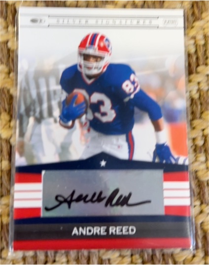 2008 Donruss Playoff Silver Signatures #SS-AR Andre Reed — front