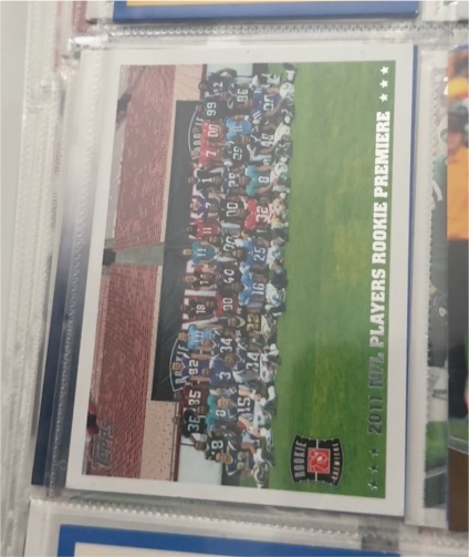 2011 Topps #187 NFL Players Rookie Premiere — front