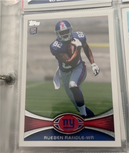 2012 Topps #314 Rueben Randle — front