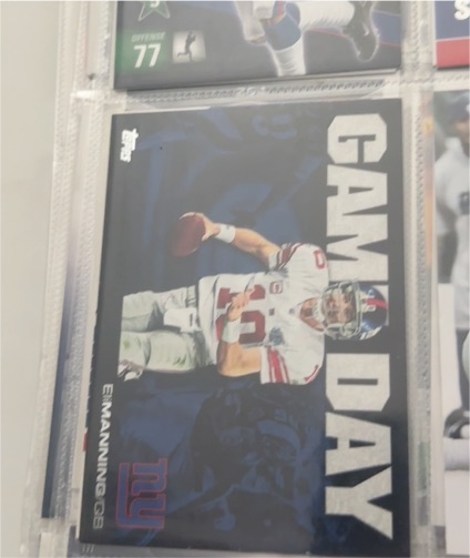2011 Topps Game Day #GD-EM Eli Manning — front