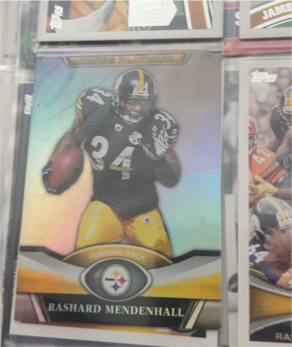2008 Topps Platinum Rashard Mendenhall — front