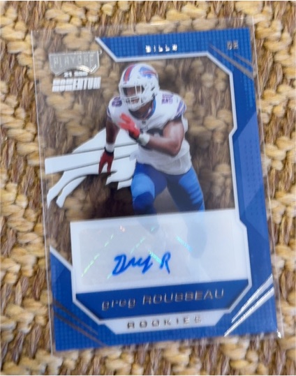 2022 Panini Select Draft Picks #RS-GR Greg Rousseau Rookie — front