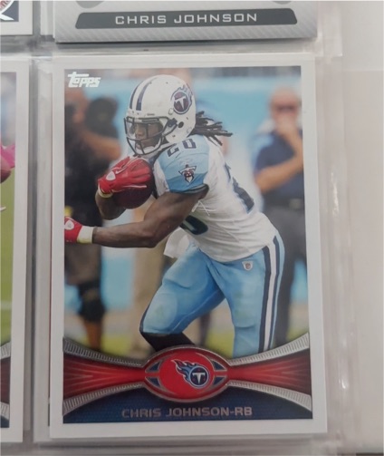 2012 Topps #80 Chris Johnson — front