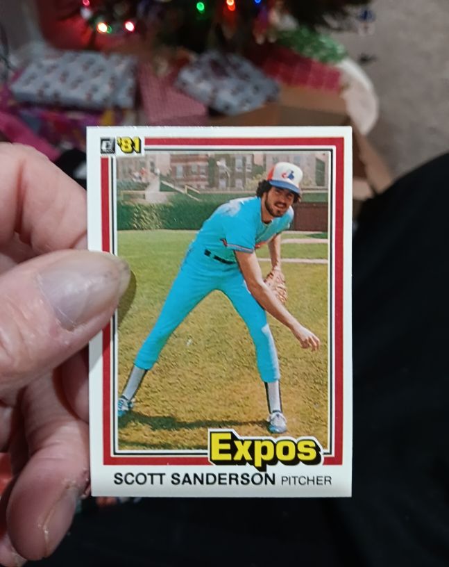 1981 Donruss #450 Scott Sanderson Montreal Expos — front