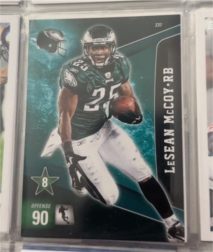 2011 Panini Adrenalyn XL #237 LeSean McCoy — front