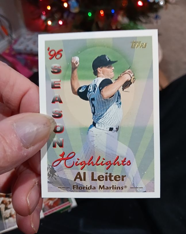 1996 Topps #101 Al Leiter 1996 Season Highlights Florida Marlins — front
