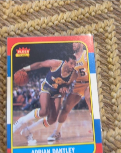 1986-87 Fleer #21 Adrian Dantley — front