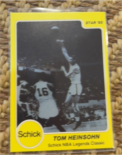 1985 Star Schick Legends #14 Tom Heinsohn — front