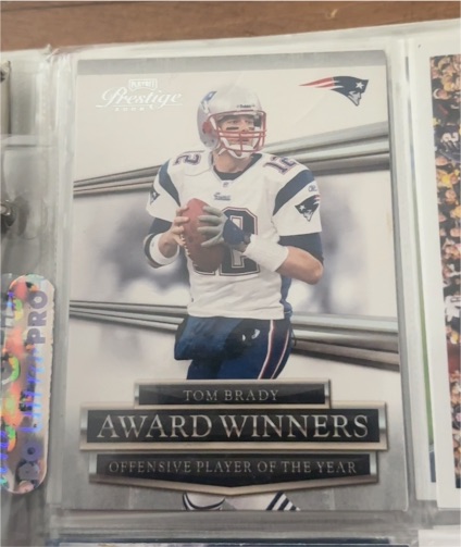 2008 Panini Prestige #AW-4 Tom Brady Award Winners — front