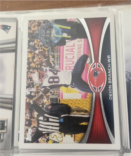 2012 Topps #341 Deion Branch — front