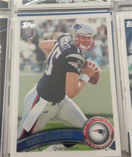 2011 Topps #438 Ryan Mallett — front