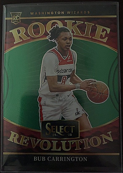 2024-25 Panini Select #7 Bub Carrington Rookie Revolution — front