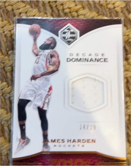 2016-17 Panini Limited Decade Dominance #8 James Harden — front