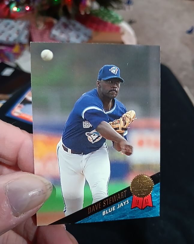 1993 Leaf #394 Dave Stewart — front