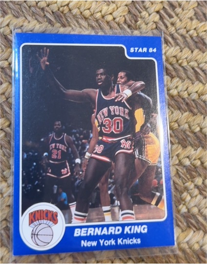 1983-84 Star #84 Bernard King — front