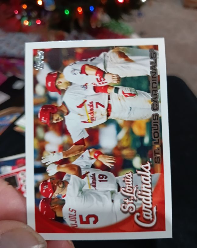 2010 Topps #232 St. Louis Cardinals Team — front