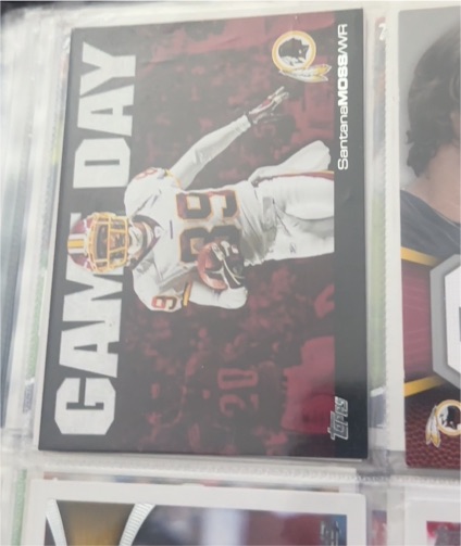 2011 Topps Game Day #GDSM Santana Moss — front