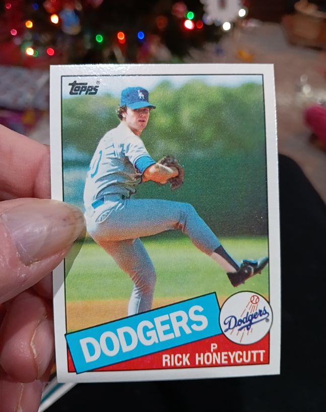 1985 Topps #174 Rick Honeycutt — front
