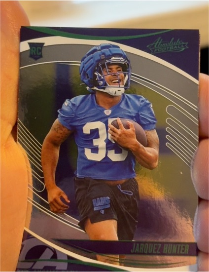 2025 Panini Absolute #136 Jarquez Hunter — front