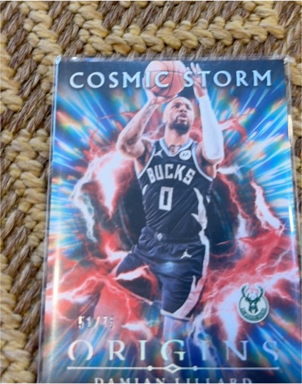 2024-25 Panini Origins Cosmic Storm #64 Damian Lillard — front
