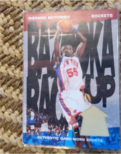 2005 Topps Bazooka Back-Up Dikembe Mutombo — front