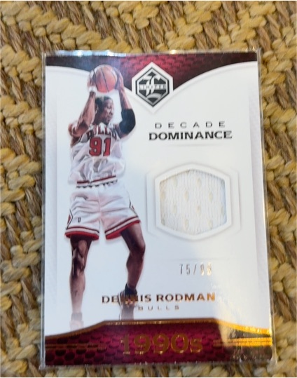 2016-17 Panini Limited Decade Dominance Dennis Rodman — front