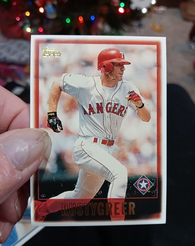 2000 Topps #270 Rusty Greer Texas Rangers — front