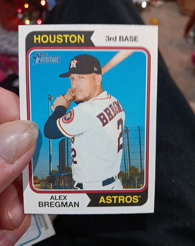 2023 Topps Heritage #370 Alex Bregman — front