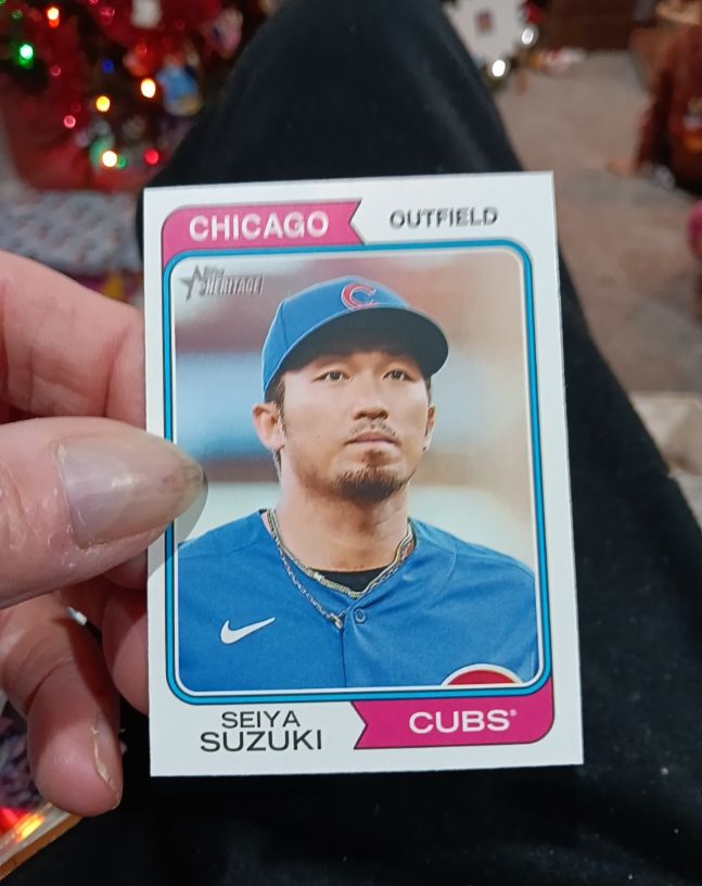 2023 Topps Heritage #71 Seiya Suzuki — front
