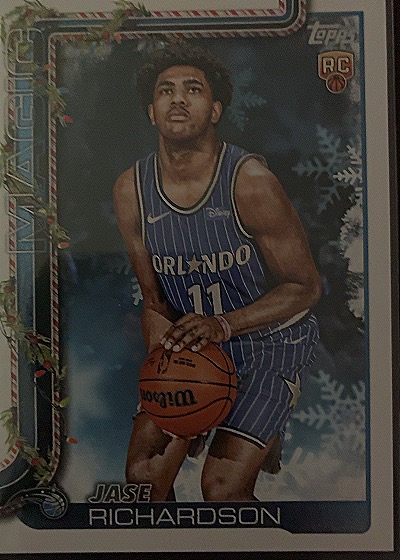 2025-26 Topps Holiday #H185 Jase Richardson — front
