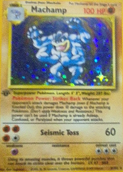 1999 Pokémon #15 Machamp — front