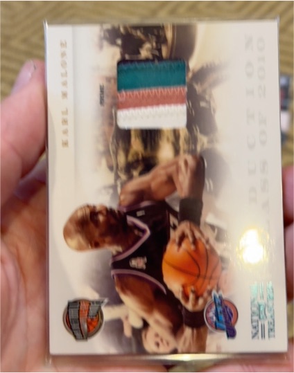 2001 Upper Deck Kobe Bryant Game Used Jersey Patch — front