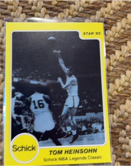 1985 Star Schick #14 Tom Heinsohn — front