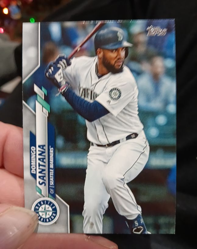 2020 Topps Series 1 #199 Domingo Santana — front