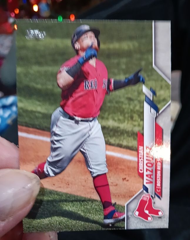 2020 Topps #63 Christian Vazquez — front