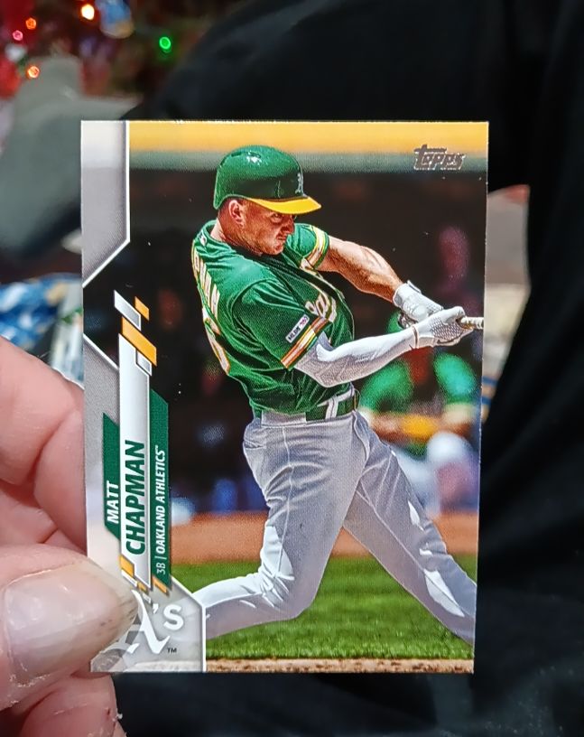 2020 Topps #127 Matt Chapman — front