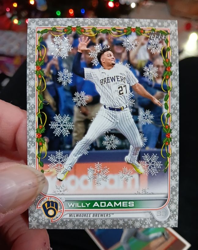 2022 Topps Holiday #HW184 Willy Adames — front