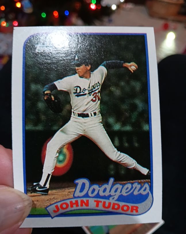 1989 Topps #35 John Tudor — front