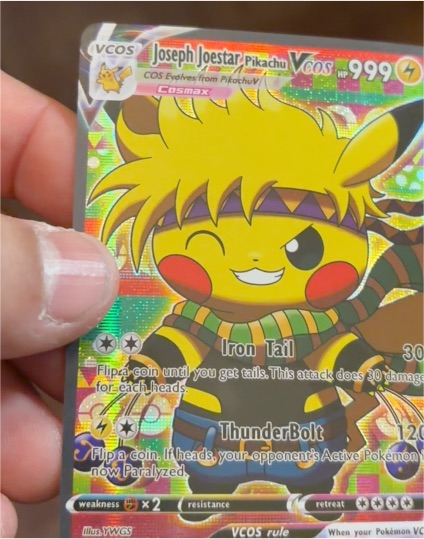 VCOS Joseph Joestar Pikachu #021 — front