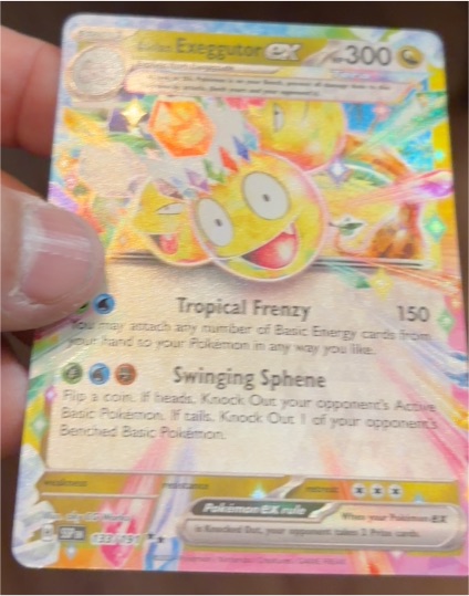 2024 Pokemon Surging Sparks #133 Alolan Exeggutor ex — front