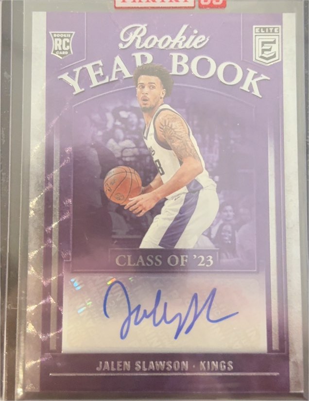 2023-24 Panini Donruss Elite Rookie Yearbook #RYB-JAS Jalen Slawson — front