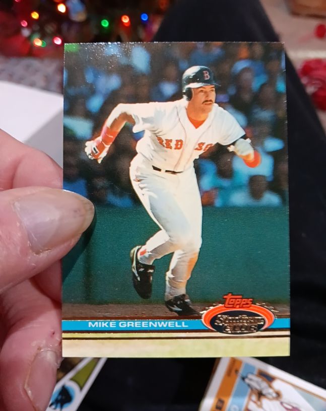 1991 Topps Stadium Club #NNO Mike Greenwell — front
