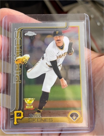 2025 Topps Chrome #300 Paul Skenes — front