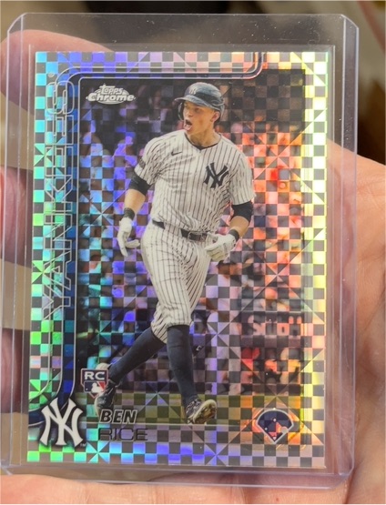 2025 Topps Chrome #139 Ben Rice — front
