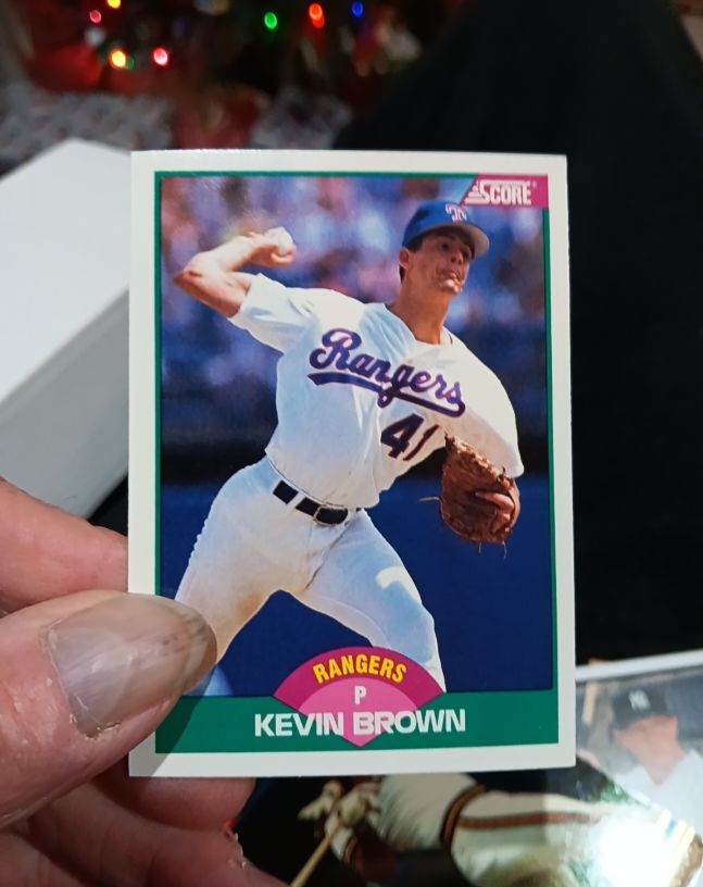 1989 Score Rookie/Traded #89T Kevin Brown — front