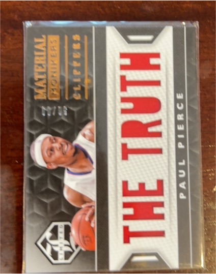 2023 Panini Material Moments #17/25 Paul Pierce The Truth — front
