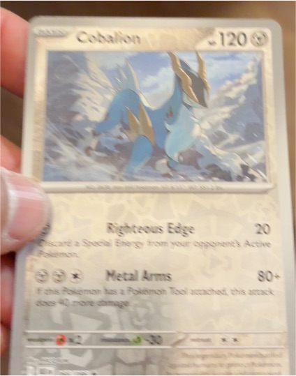 Cobalion #066/086 SV: Black Bolt — front