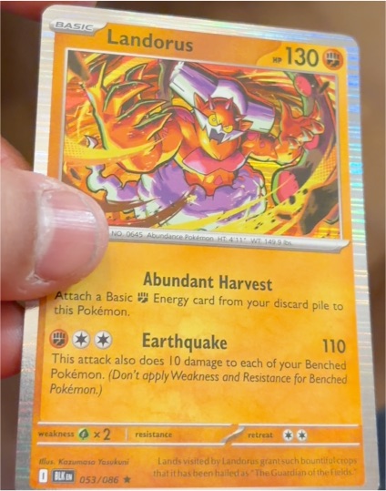 2023 Pokémon SV: Black Bolt #053 Landorus — front