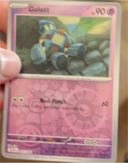 2025 Pokémon Scarlet & Violet #042 Golett — front