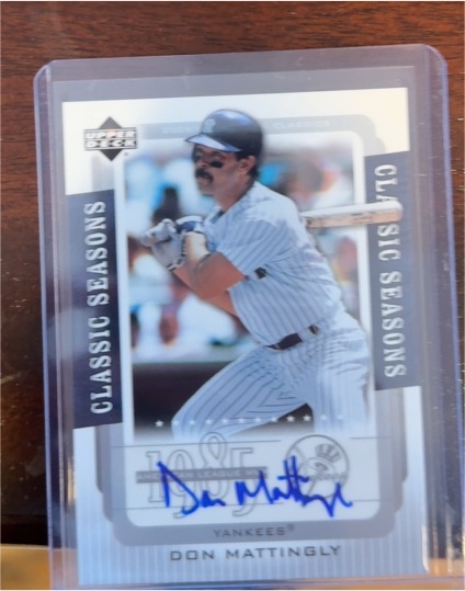 1991 Upper Deck Classic Seasons #CS-1 Don Mattingly — front